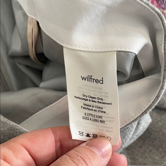 Wilfred Gray Wrap Front Mini Skirt - Picture 6 of 10